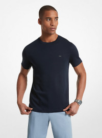 MK T-shirt a girocollo in cotone - Notte (Blu) - Michael Kors product