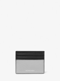 MK Porta carte di credito Hudson con logo impresso - Tortora (Bianco) - Michael Kors product