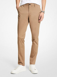 MK Pantalone chino slim-fit in misto cotone - Cachi (Naturale) - Michael Kors product