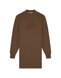 Malelions Women Signature Sweater Dress - Cocoa Brown product