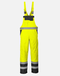 Portwest Unisex Contrast Hi Vis Bib And Brace Coveralls - Unlined (S488) / Workwear (Pack of 2) - Yellow/ Navy product