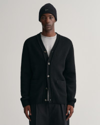 GANT Men Soft Wool Cardigan (XXL) Black product