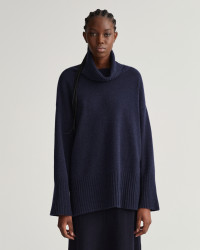 GANT Women Lounge Rollneck Sweater (XXS) Blue product