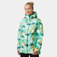 Helly Hansen Women's Moss Iconic Waterproof Rain Jacket Green XS product