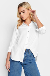 Pixiegirl White Long Sleeve Shirt 12 Pixiegirl | Petite Women's Shirts product