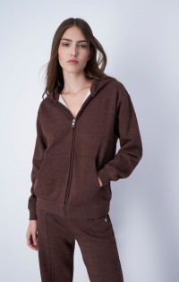 Sweatshirt zippé épais écoresponsable à capuche product