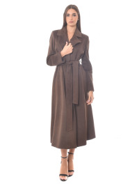 cappotto vestaglia lungo moro in lana product