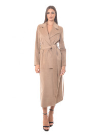 cappotto vestaglia lungo cammello in lana product
