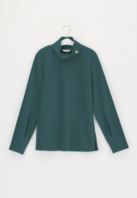 Oroblù, Donna, Maglia con Collo Alto in Velluto a Coste Soft Rib Sweater, Blu, S, Cotone product