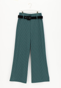 Oroblù, Donna, Pantalone in Maglia Jacquard con Cintura Flare Pants, Fantasia, XL product