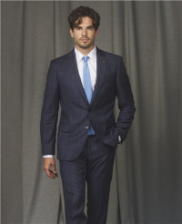 Magee 1866 Finn Flannel 2-Piece Suit in Deep Blue Glencheck - 46/40R product