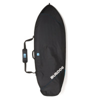 Bulldog Core 5mm Fish Surfboard Bag - Black & Cyan - 6'7" product