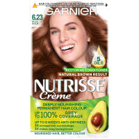 Garnier Nutrisse Permanent Hair Dye (Various Shades) - 6.23 Rose Gold Brown product