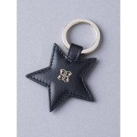 Wray Leather Star Keyring in Black product