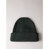 Ribbed Knitted Beanie Hat in Green product