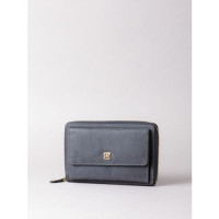 Anlea Leather Cross Body Clutch Bag in Navy product