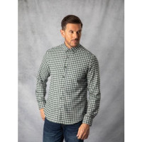 Oliver Gingham Shirt in Grey and Green - Small product