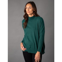 Cavite Ribbed Batwing Jumper in Green - Small product
