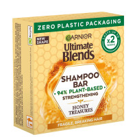 Garnier Ultimate Blends Honey Treasures Strengthening Shampoo Bar for Damaged Hair 60g product