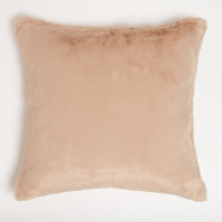 ïn home Recycled Polyester Faux Fur Cushion - Brown product