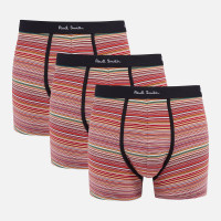 PS Paul Smith Three-Pack Striped Organic Cotton-Blend Boxer Shorts product