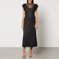 Never Fully Dressed Raven Lace Midi Dress product