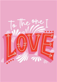 Argento To The One I Love Card - Pink product
