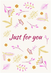 Argento Just For You Card - Pink product