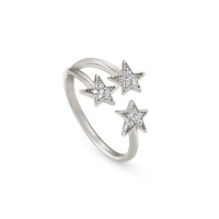 Nomination Stella Silver Triple Star Ring - Ring Size 56 product