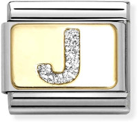 Nomination Gold Glitter J Charm product