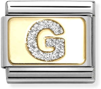 Nomination Gold Glitter G Charm product