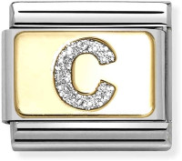 Nomination Gold Glitter C Charm product