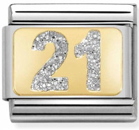 Nomination 21st Birthday Glitter Charm product