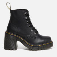 Dr. Martens Women's Jesy Leather Heeled Lace Up Boots - Black - UK 5 product