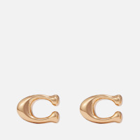Coach Bubble C Gold-Tone Earrings product