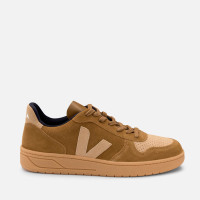 Veja V-10 Leather-Panelled Suede Trainers product
