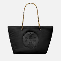Tory Burch Women's Ella Puffy Chain Tote Bag - Black product