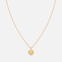 Astrid & Miyu Capricorn Zodiac 18-Karat Gold-Plated Recycled Sterling Silver Necklace product