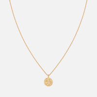 Astrid & Miyu Aries Zodiac 18-Karat Gold-Plated Recycled Sterling Silver Necklace product