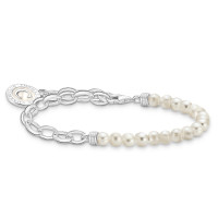 THOMAS SABO Silver Charmista Chain Pearl Charm Bracelet product