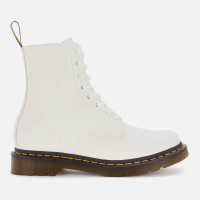 Dr. Martens Women's 1460 Pascal Virginia Leather 8-Eye Boots - Optical White - UK 8 product