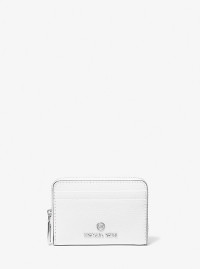 MK Jet Set Small Pebbled Leather Wallet - Optic White - Michael Kors product