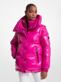 MK 2-in-1 Quilted Nylon  Puffer Jacket - Fuschia - Michael Kors product