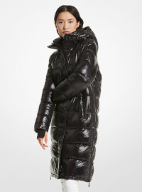 MK Quilted Nylon Puffer Coat - Black - Michael Kors product