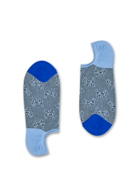 Laika No-Show Sokken, grijs - Dressed | Happy Socks product