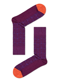 Scissors Suit Sock, Purple | Dressed | Happy Socks product