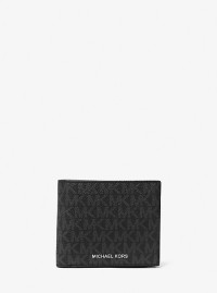MKBilletera Greyson con bolsillo para monedas y logotipo - Negro(Negro) - Michael Kors product