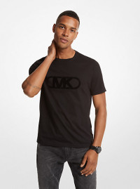 MKCamiseta de algodón con logotipo estilo imperio - Negro(Negro) - Michael Kors product