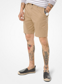 Washed Stretch-Cotton Shorts product