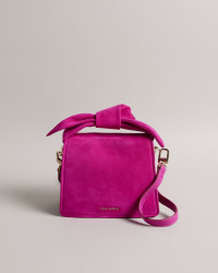 Women's Soft Knot Bow Mini Crossbody Bag in Bright Pink, Niyah product